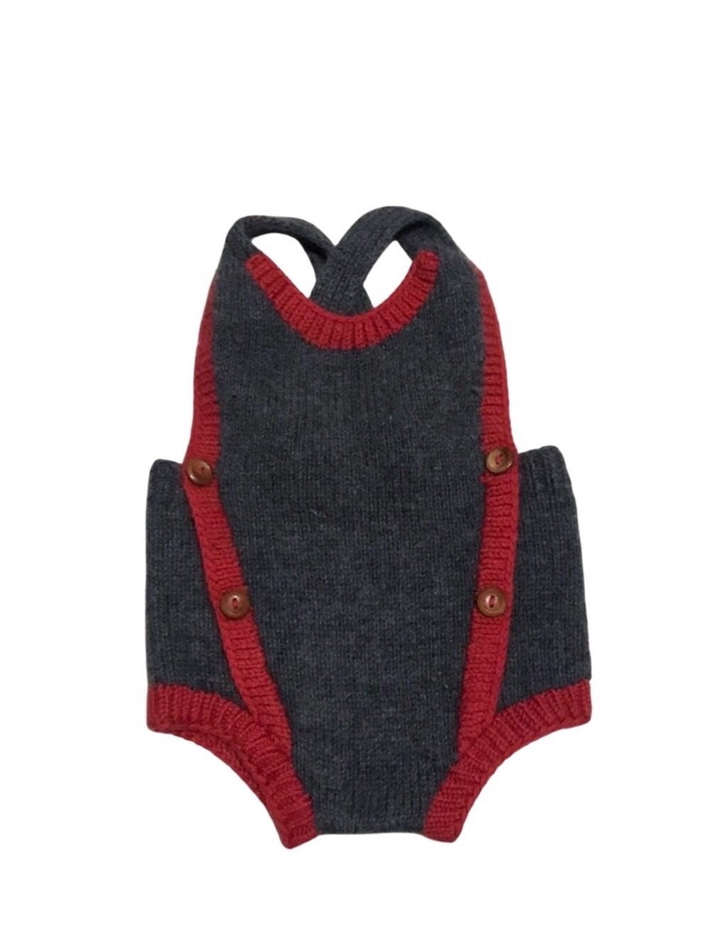 KALINKA Hand Knit Romper 12-18 Months